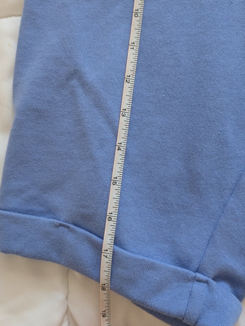 Calvin Klein Performance Size Medium Terrycloth Drawstring Shorts - Light Blue - Picture 11 of 15